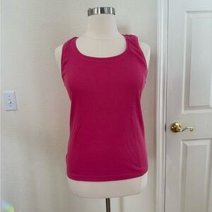 Chico's “Tivona” Bold Pink Tank Top size 16 (Chico’s size 3)